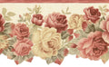 CN79402dc Floral Border Diecut 877060 Wallpaper Rose