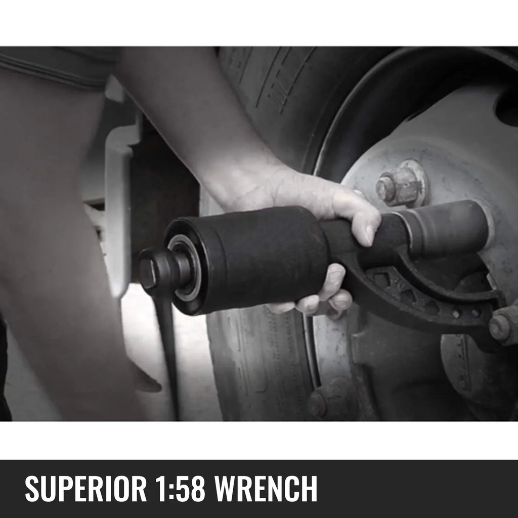 Wrench Labor Torque Multiplier Lug Lugnuts BENTISM Nut 4 Set Saving Sockets w/ Case 1:58