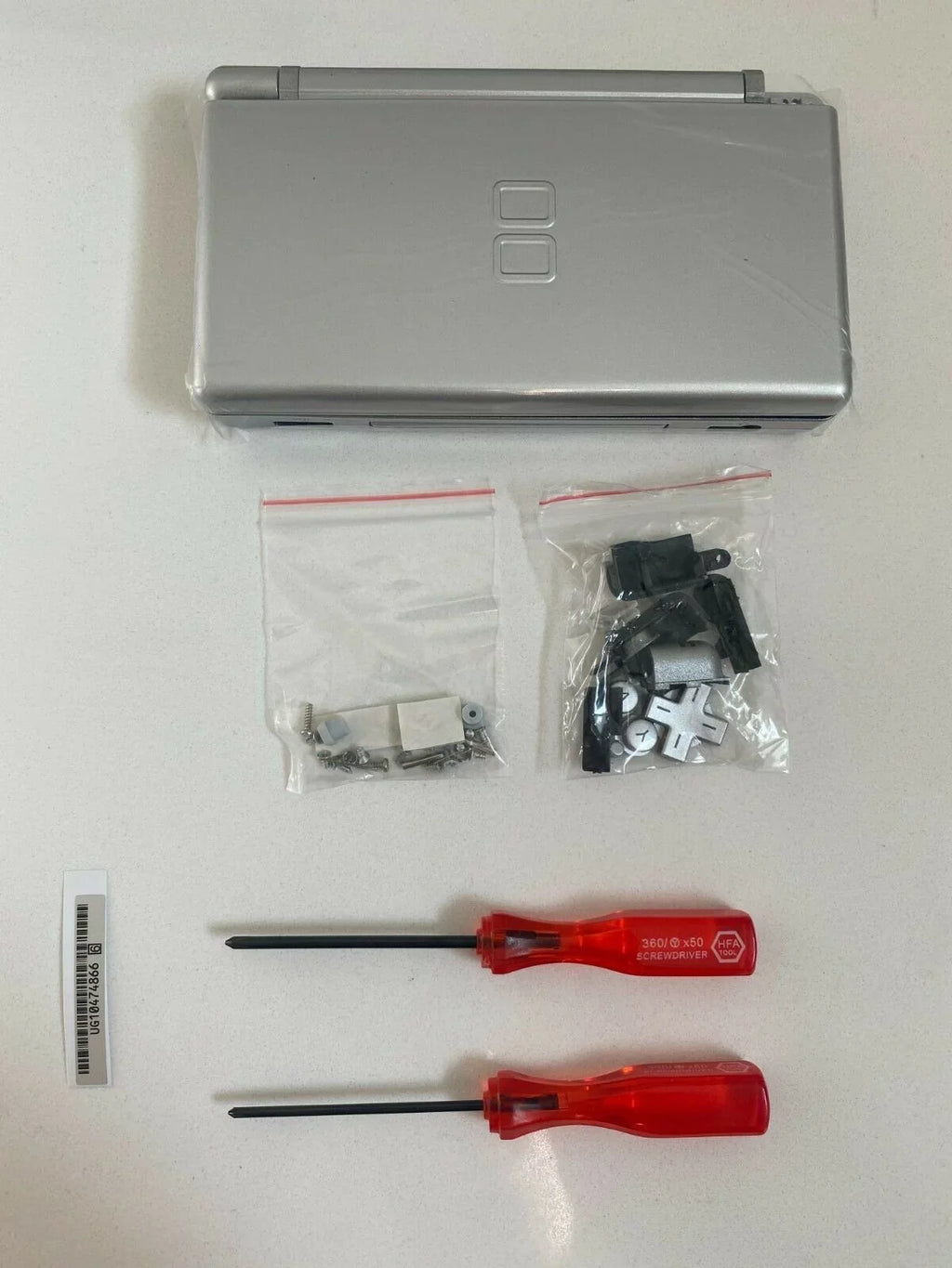 Replacement Nintendo for Housing Silver Glass DS Lens Lite Shell