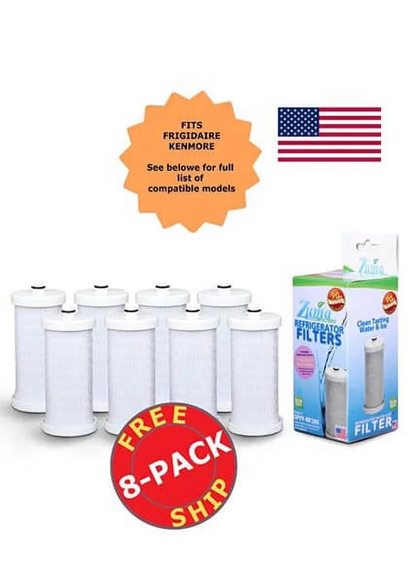 Brand OPFF-RF300 , Filter and , with 8 ZUMA Compatible U.S.A. - NGRG-2000 Model # - Pack Frigidaire® Ice Made , in Liquid