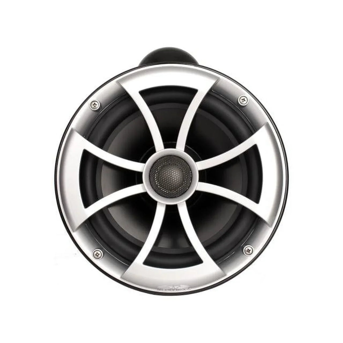 Tower HTX2 & 600 Watt 8" with Steel Sounds Clamps Wet MINI Black Stainless Amplifier Fixed ICON8B-FMINI Speakers