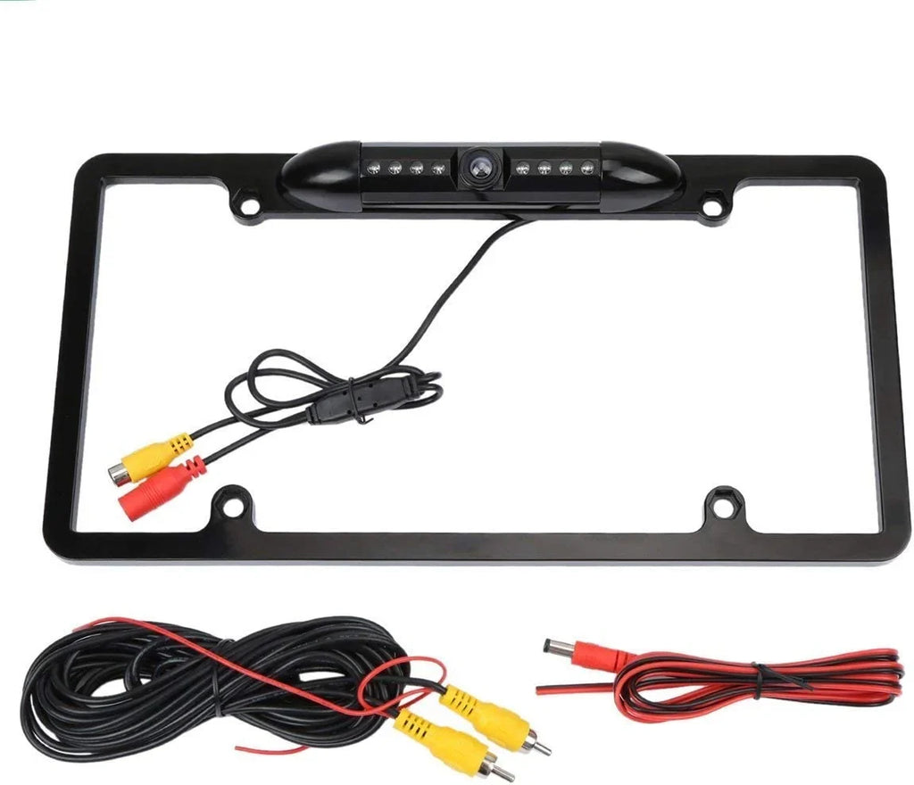 Rearview Plate KW-V830BT KWV830BT for License JVC Black Backup Frame Camera