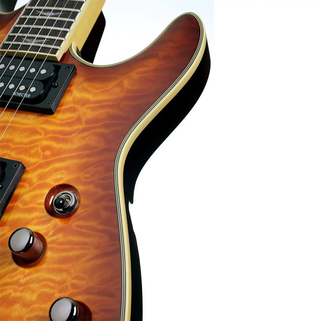 Guitar Extreme-6 Schecter Sunburst) Electric (Vintage Omen