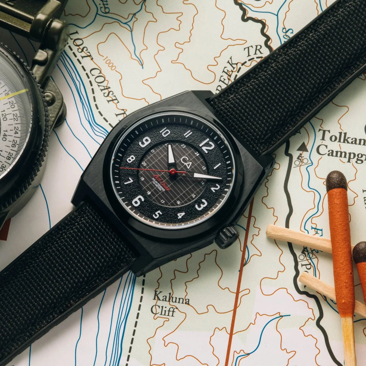 Lost California Solar Watch Co. Coast Field Midnight