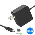 Phone 45W Charger USB-C Laptop Smart Type-C ASUS for Dell HP 10PC Lenovo Acer Adapter