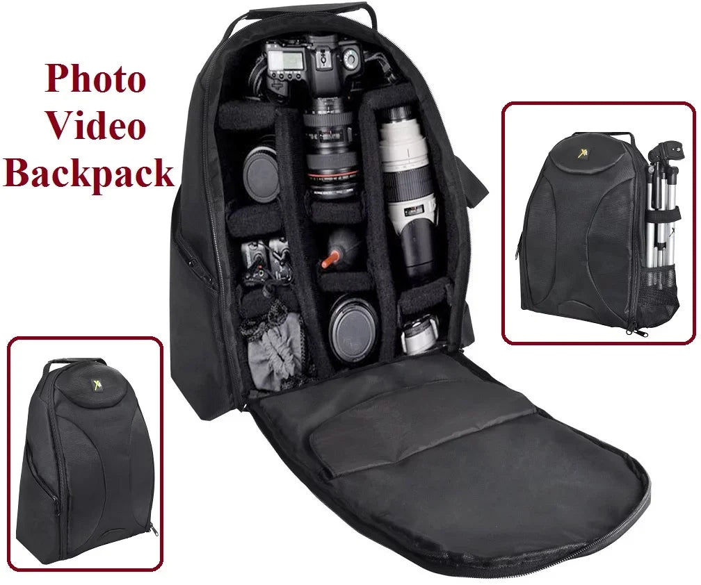 For Case Large Camcorder Camera Nikon Backpack Sony Camera Bag Pentax Canon Panasonic Samsung