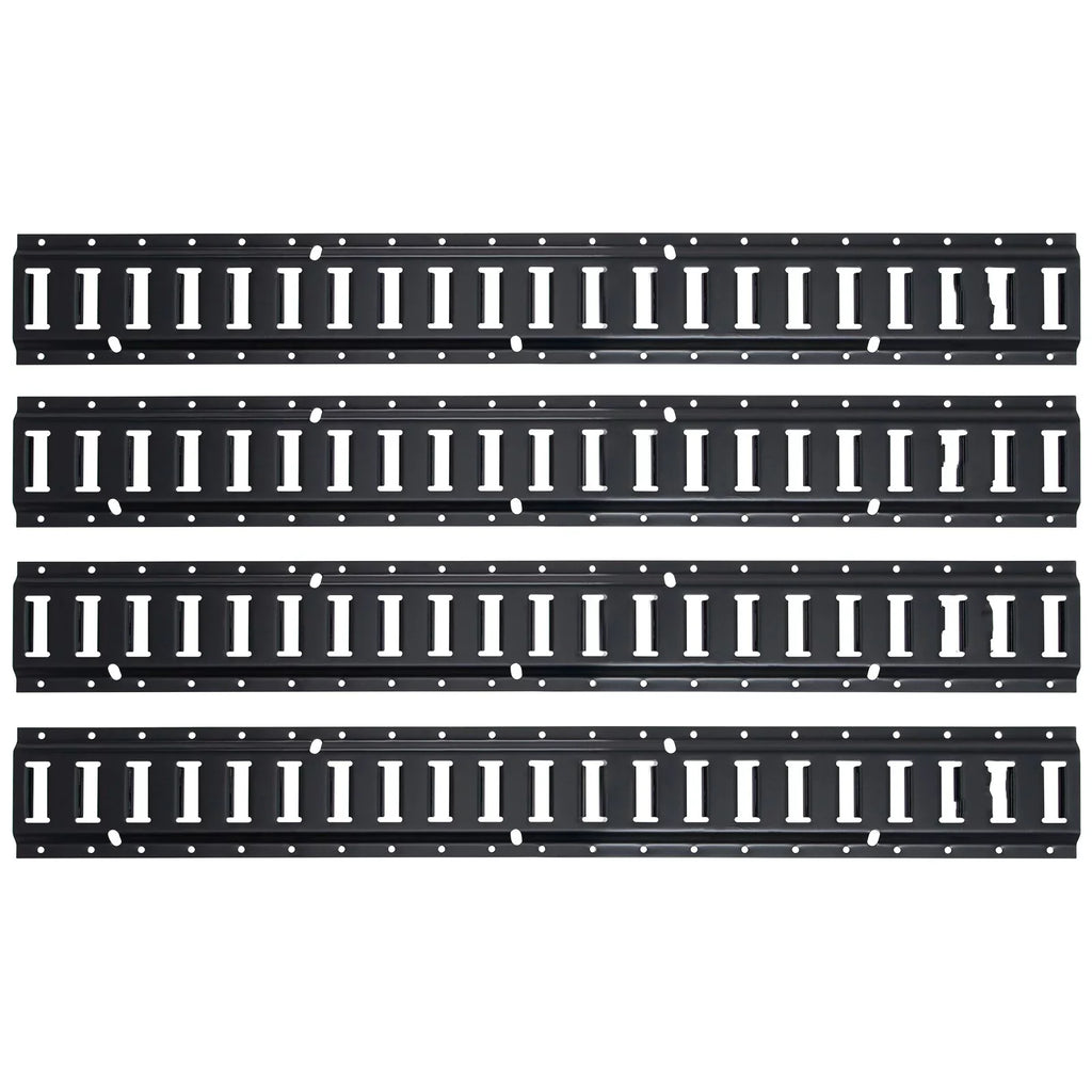 E Down BENTISM 5-Feet Rails 4PCs Trailer Enclosed E Track Tie Cargo Track Rails