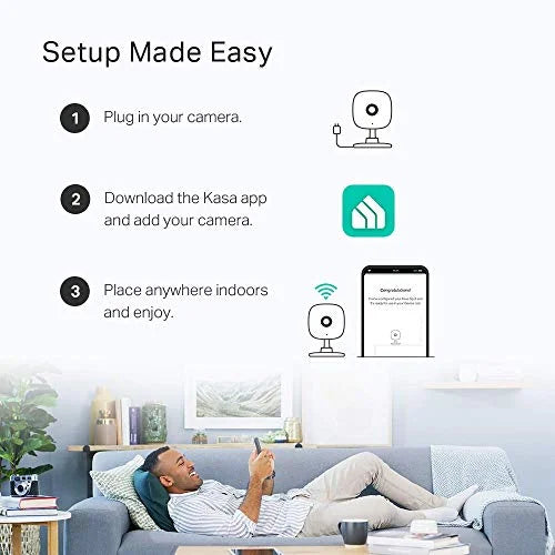 Network Camera, Kasa Pack TP-Link 2 Full 1 Color, HD Spot Megapixel