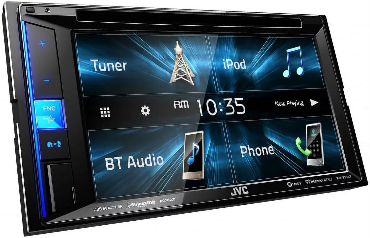 SPKR KWV140BT 50' Pioneer Pyle SPKR Camera, 3-Way touchscreen & 2DIN Rear 6.5" BT with 250W, Color Plate 2-Way Stereo JVC 16G 420W 6"x9" Pioneer Enrock View License Mount Wire SPKR Receiver, Car