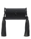 Black Laurent Saint Plexiglass Opium Minaudiere Bag 5173900 Box