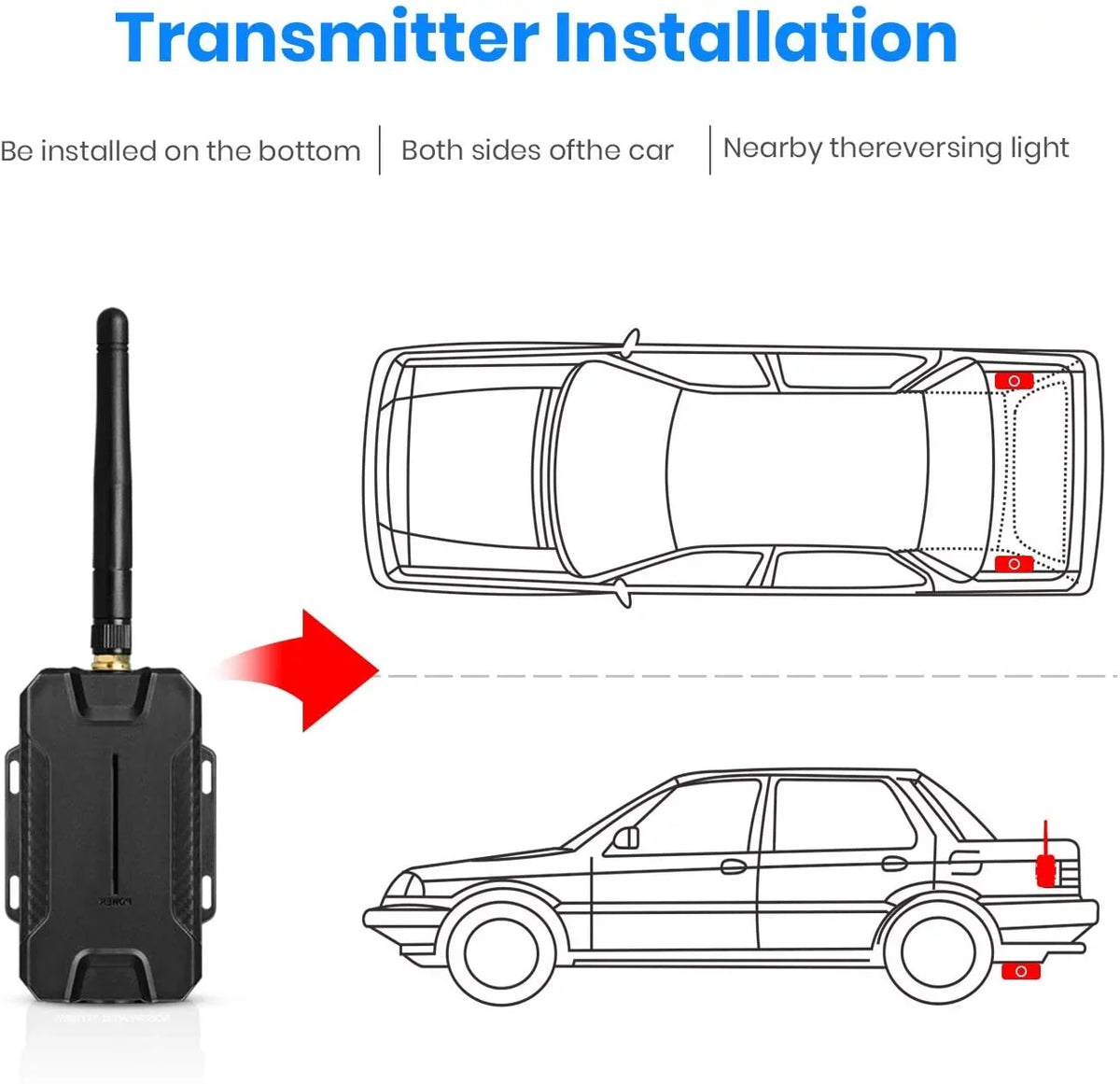Vehicles View Auto-Vox Wireless Mirror Trucks, Night (T1400U) Super Backup for Camera Oem Reversing Backup Look Camera System Car Vision Rear for Camera