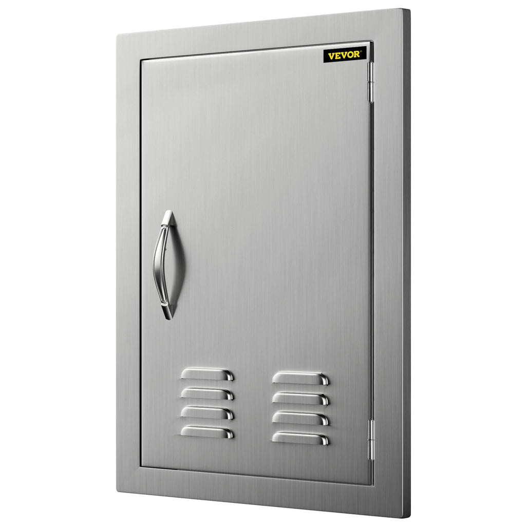 Door Stainless Steel BBQ inch Door 17x24 Access Storage for Vertical Vents Single with Island