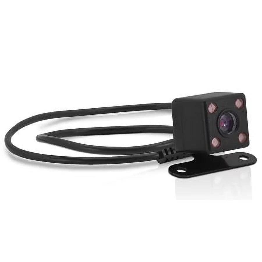 Screen and Recording, MNCD410T Front Camera 3-Channel View Rear Dash Full with Black HD LCD 4"