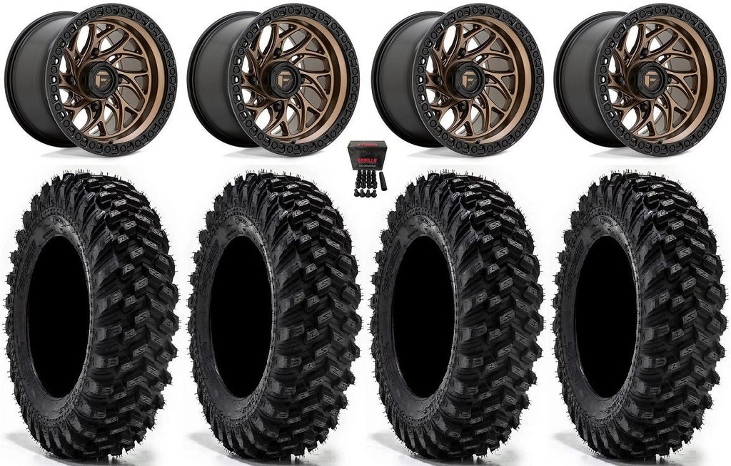 30" PRO XP RZR XP 1000 Tires / Ranger Runner Fuel Polaris Bronze Wheels XT / XP Warrior 900/1000 15"