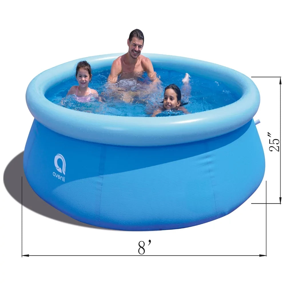 Orange Pool Inflatable Prompt Pack) JLeisure Outdoor Swimming Set & (2