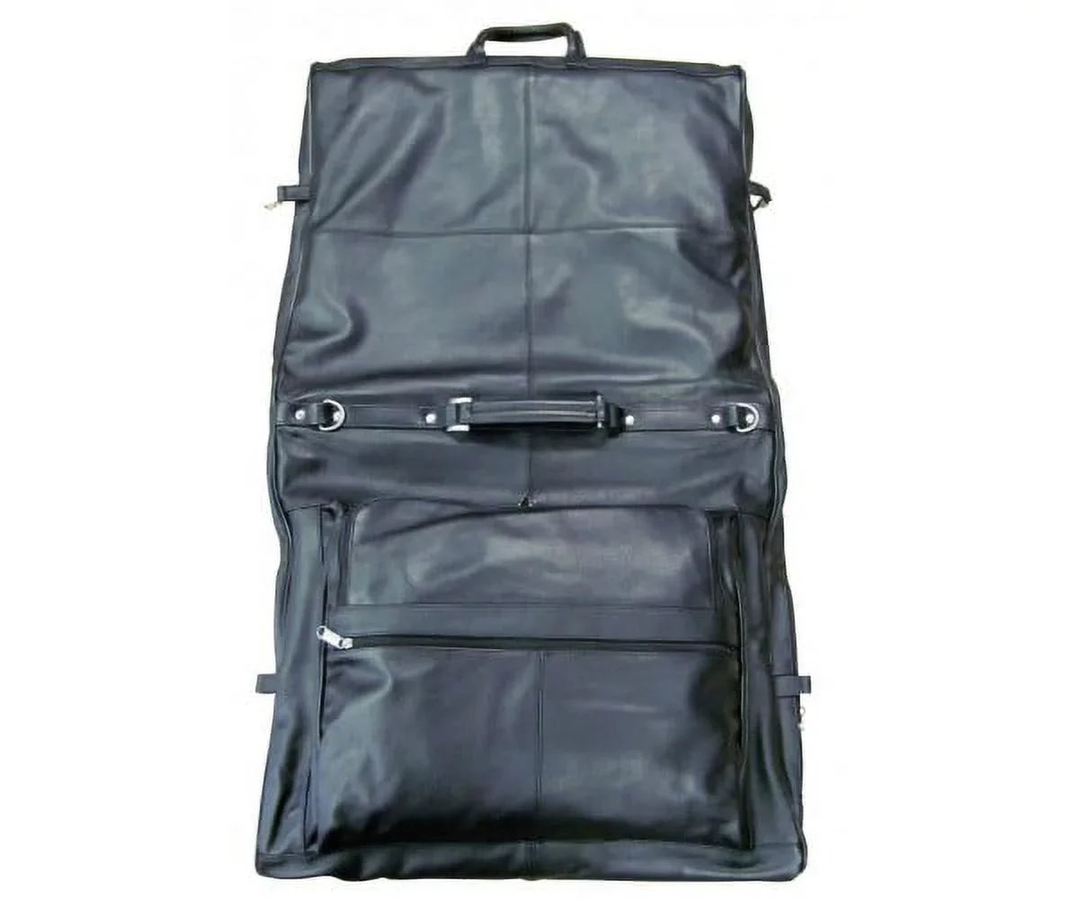 Three-suit Bag AmeriLeather (Black) Leather Garment