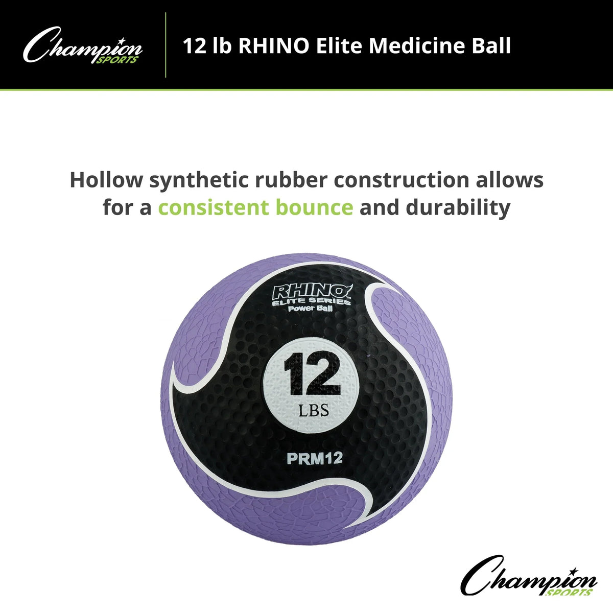 Medicine Rhino® Champion 12lb Sports Elite Ball