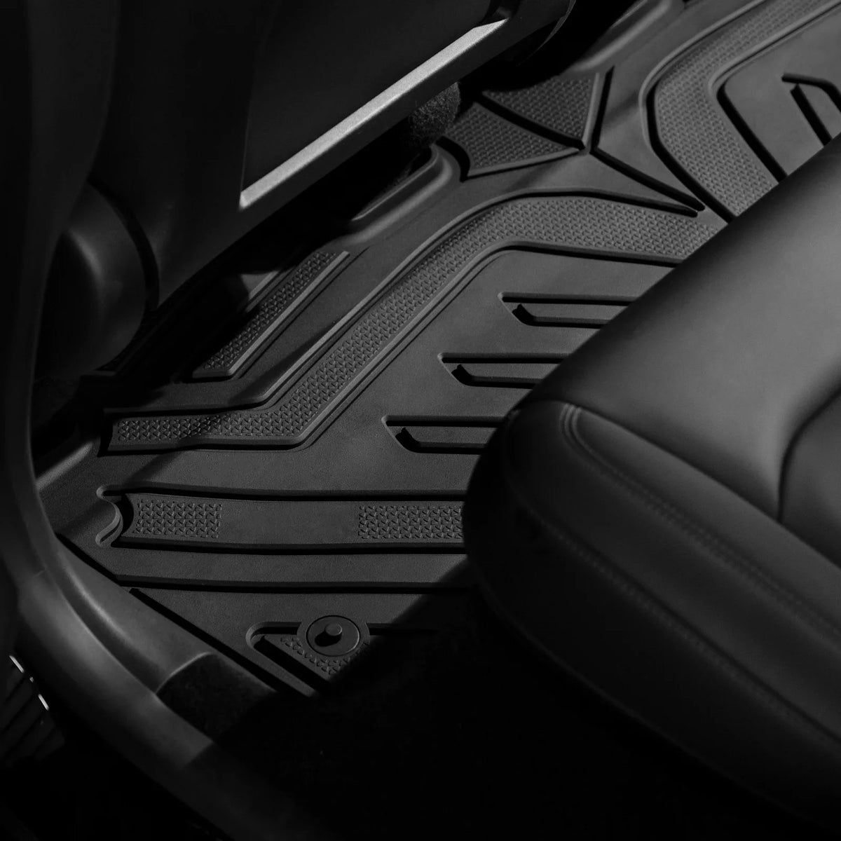 '+ Tray Motorsports Row Floor Tesla rs, Mats Custom Duty Rear Mats, Set with Mat Front Cargo Trunk Black All & Full Protection Heavy Y, Weather Ikon 3D Compatible TPE Model 2020-2023 Floor 2nd