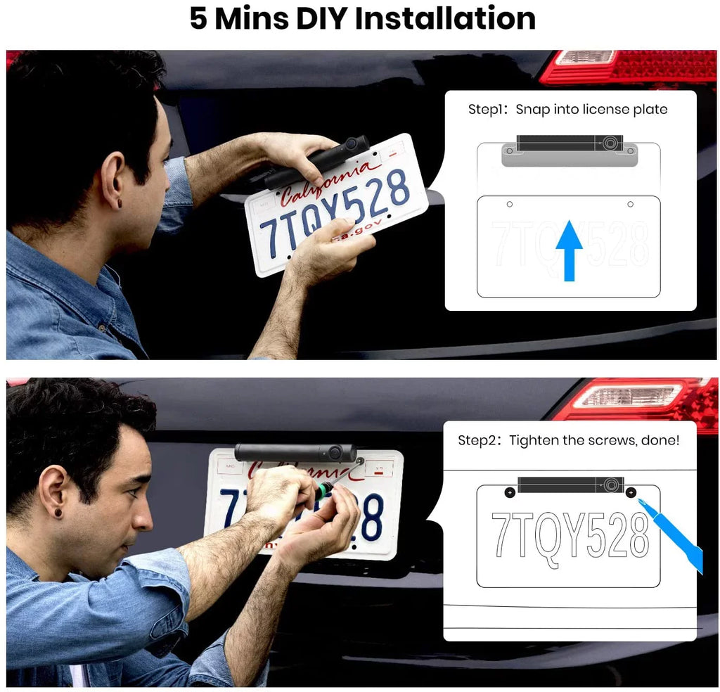 Backup System with Trucks Wireless for View Rear Highway Panel, Camera Observation Trailer Auto-Vox Camera Solar