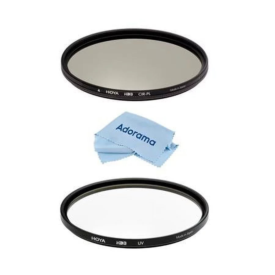 Filter Cloth - Circular With Polarizer 67mm and Microfiber UV Kit HD3