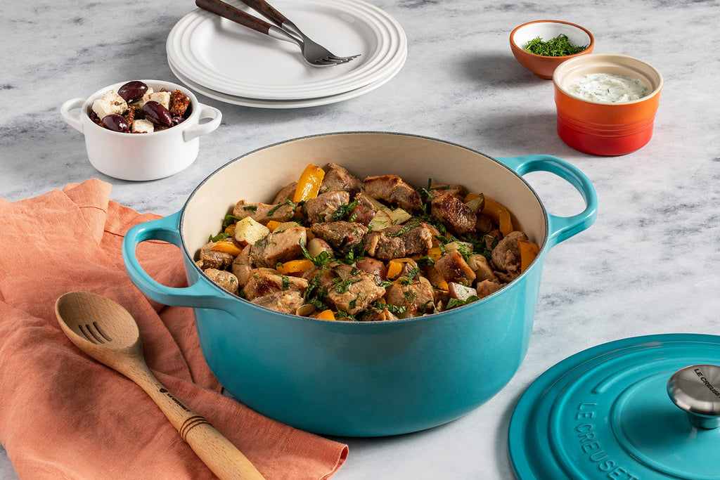 Le Creuset Enameled Cast Iron Signature Round Dutch Oven, 7.25 qt., Licorice
