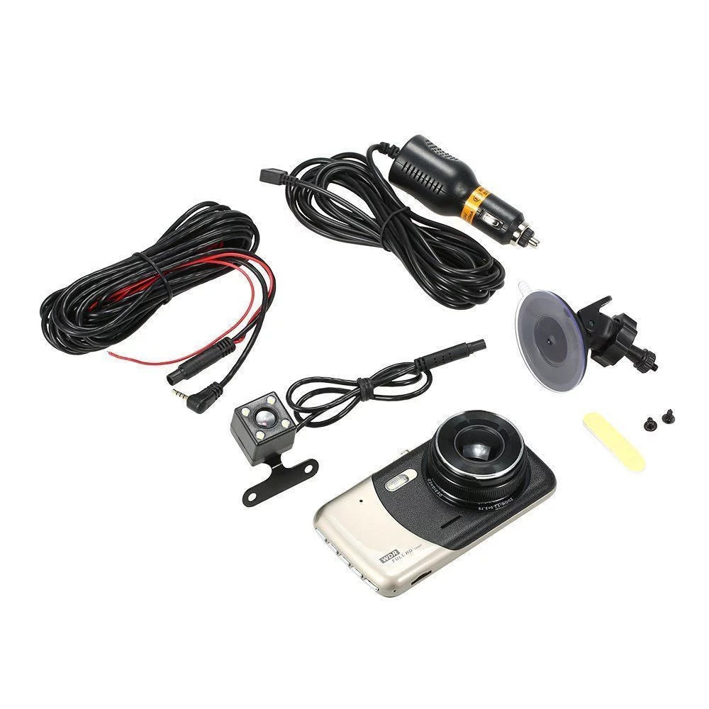 HD Recorder Wide Dashboard Rear,Driving Cam Dash Dash Camera and 170° with Dual Camera Vision Backup Mabozo Cam Front Angle Night Full
