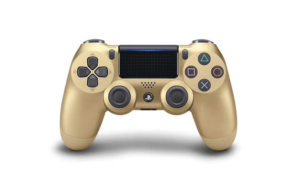 PS4 Gold with Controller - BOLT New Bundle AXTION Blue Wireless Earbuds With DualShock Like