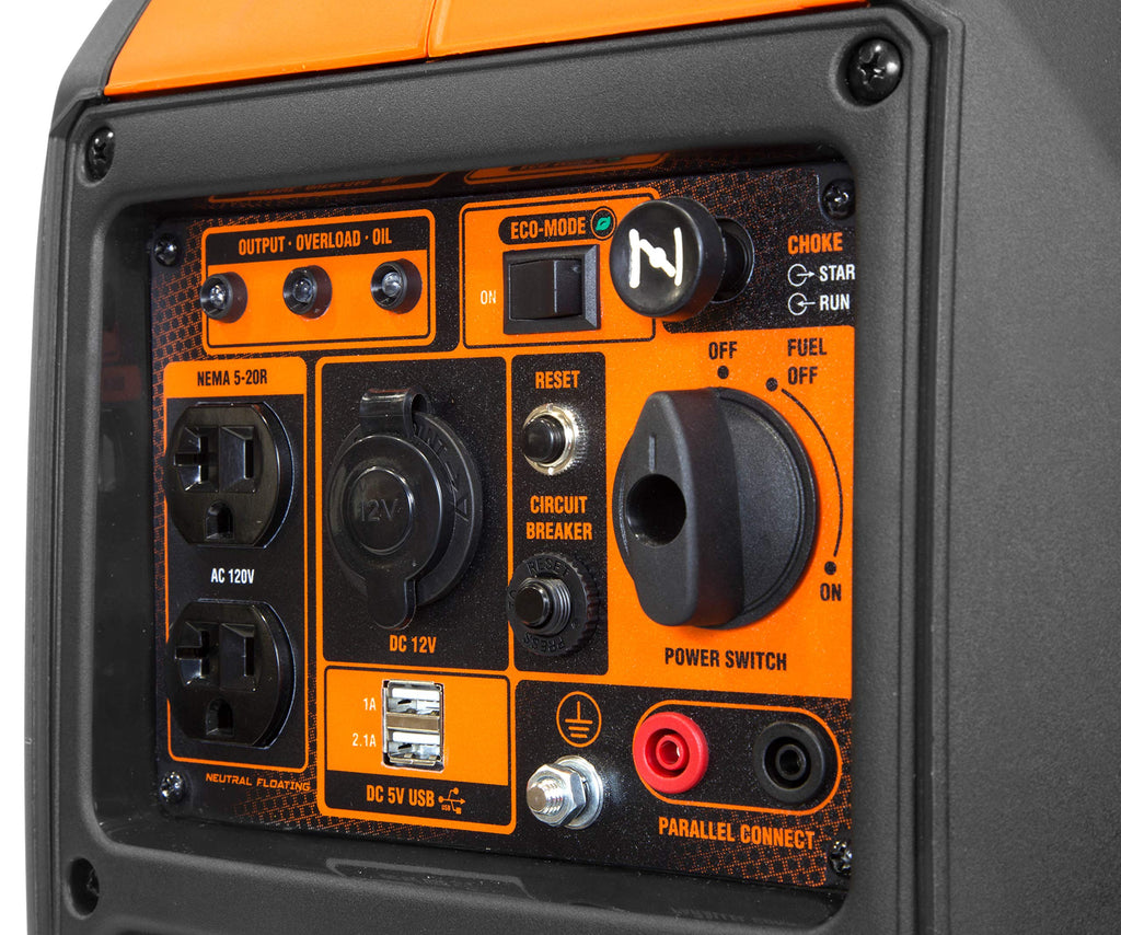 WEN 2500-Watt Inverter Generator, Quiet, Portable, and Lightweight with Fuel Shut Off (56250i)