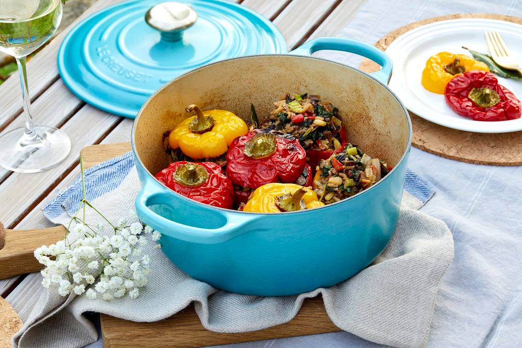 Le Creuset Enameled Cast Iron Signature Round Dutch Oven, 7.25 qt., Licorice