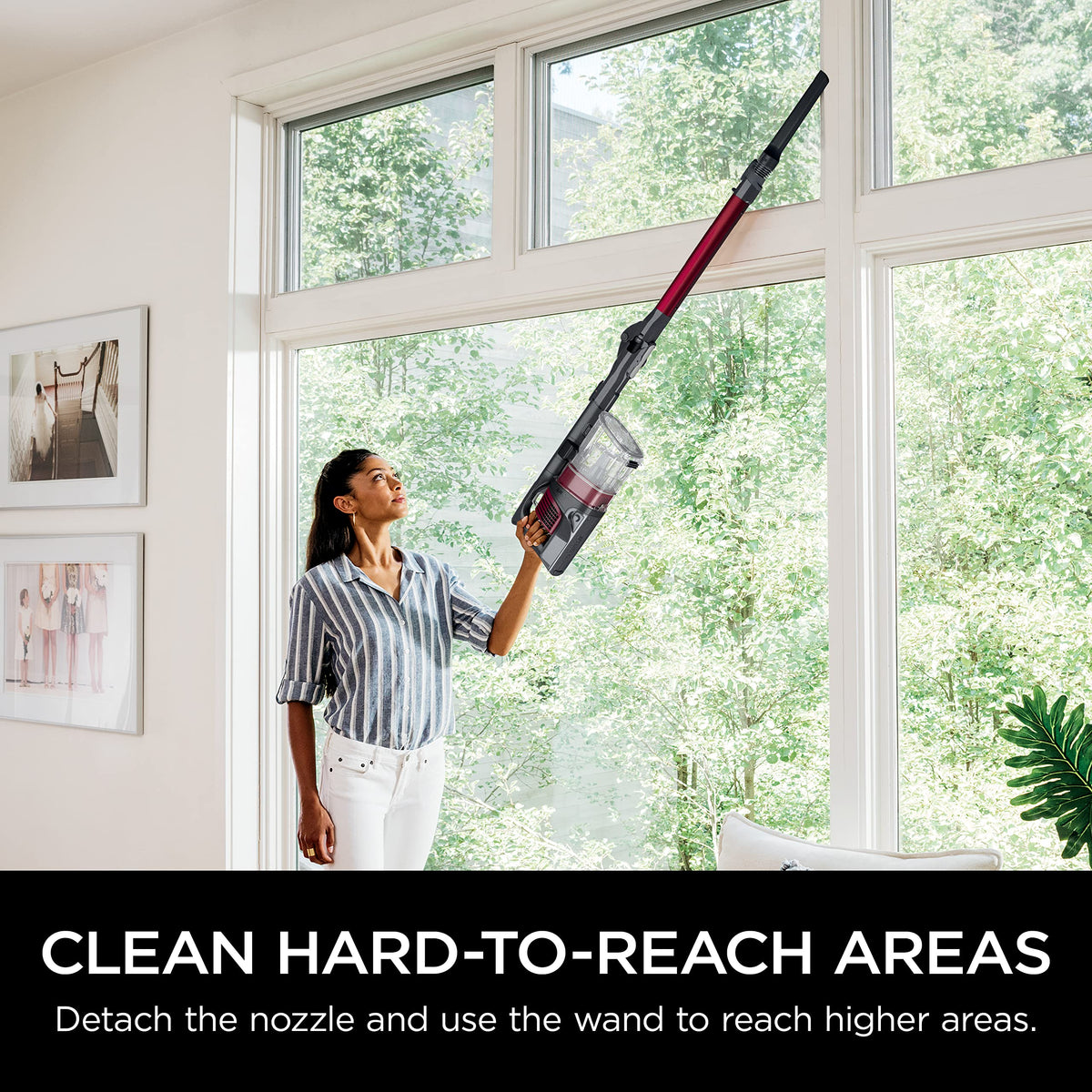 Shark Stratos Cordless Vacuum with Clean Sense IQ and Odor Neutralizer, MultiFlex Wand, Includes Crevice Tool & Anti-Allergen Brush, Up To 60 Minute