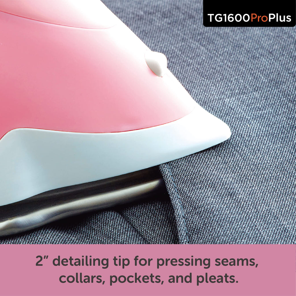 oliso TG1600 ProPlus Smart Iron with Auto-Lift C 1800 Watt Steam Iron for Clothes, Sewing, Quilting & Crafting C Diamond Ceramic-Flow Soleplate