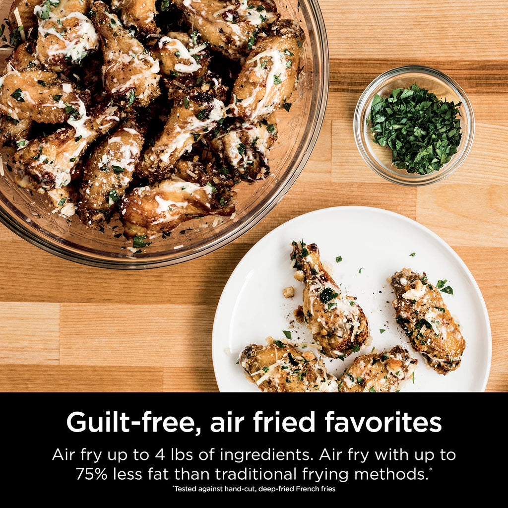 Ninja SP201 Digital Air Fry Pro Countertop 8-in-1 Oven with Extended Height, XL Capacity, Flip Up & Away Capability for Storage Space, with Air Fry
