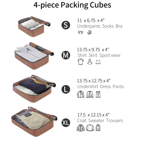 Travel with Piece TSA for Women Luggage Packing 4 Men Hard ABS Luggage Wheels Expandable Set Cubes, Set, 4 Shell Spinner Suitcase Lightweight Lock,