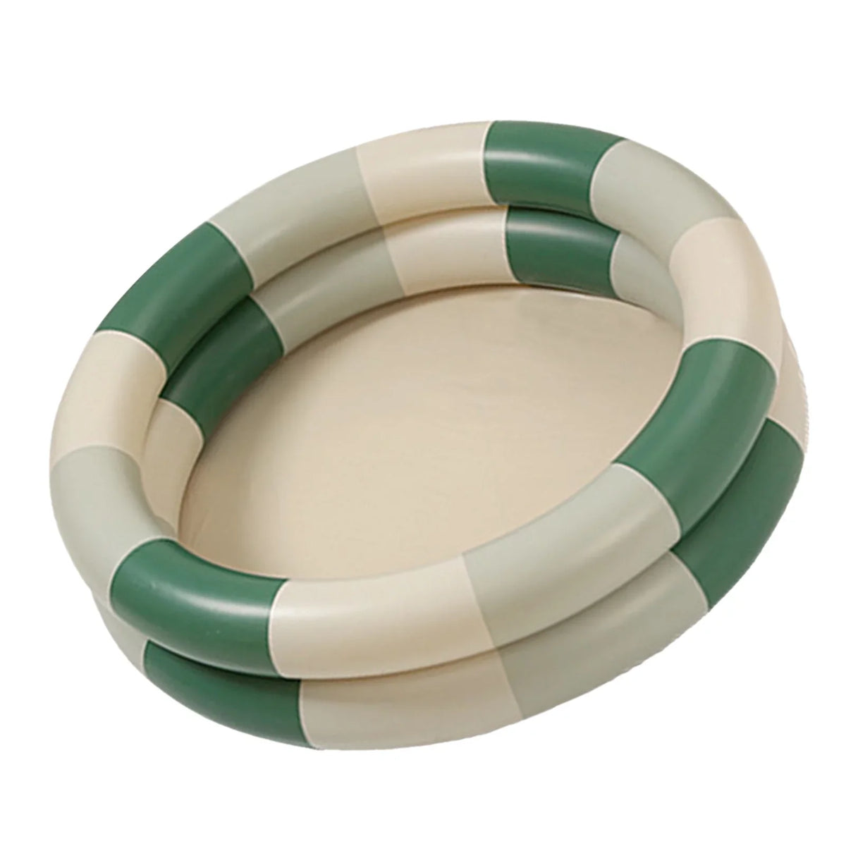 Blow Buumin Design Inflatable  Pool Up Liquid Retro Thickened Cute Baby Pool Swimming Family Green Pool