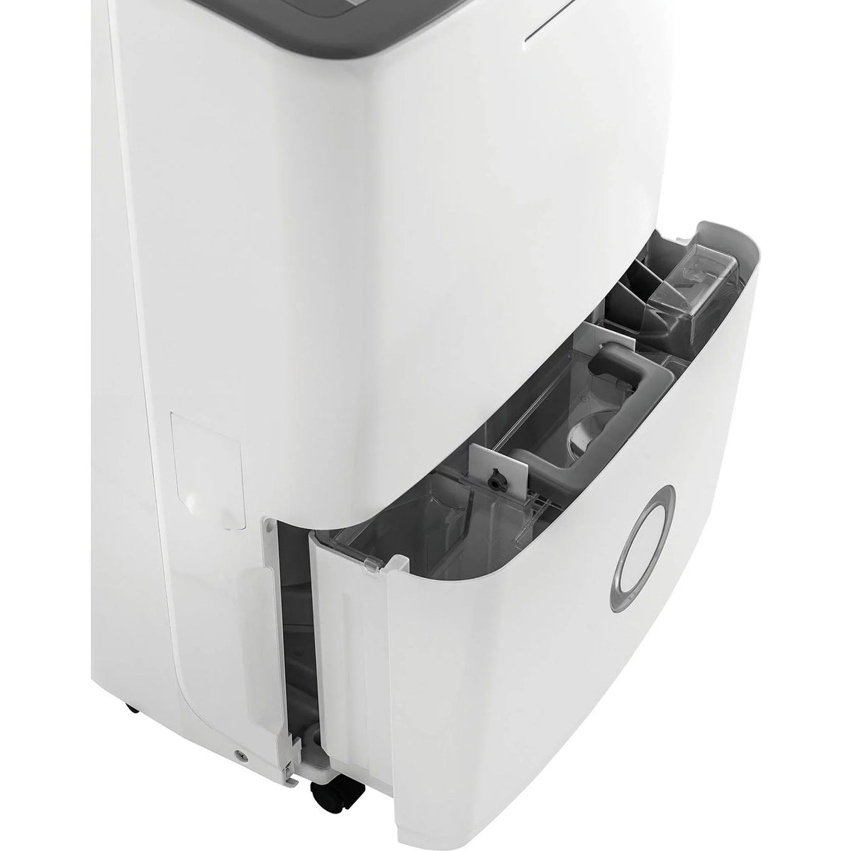 Humidity w/ Effortless Frigidaire White 70-Pint Control, Dehumidifier