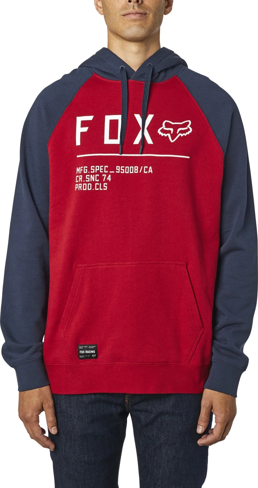 Pullover Hoody LG Raglan Fox Racing Stop Chili Mens Non