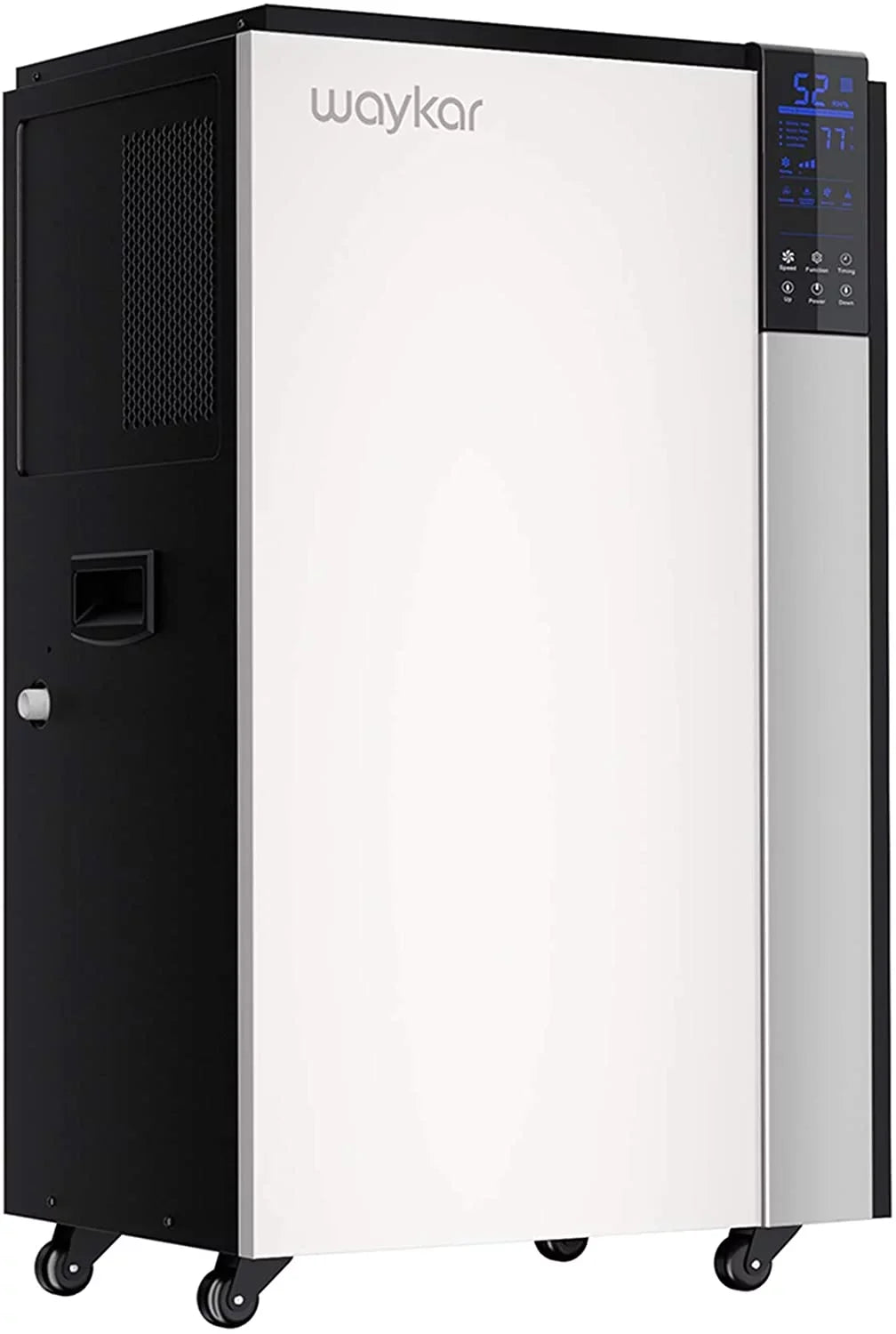 Unit, 296 Portable, Basements, Dehumidifier Spaces, Pint, Industry Waykar Commercial Hose Compact, Memory Liquid for drain Defrost, with Auto Damage Starting Crawl