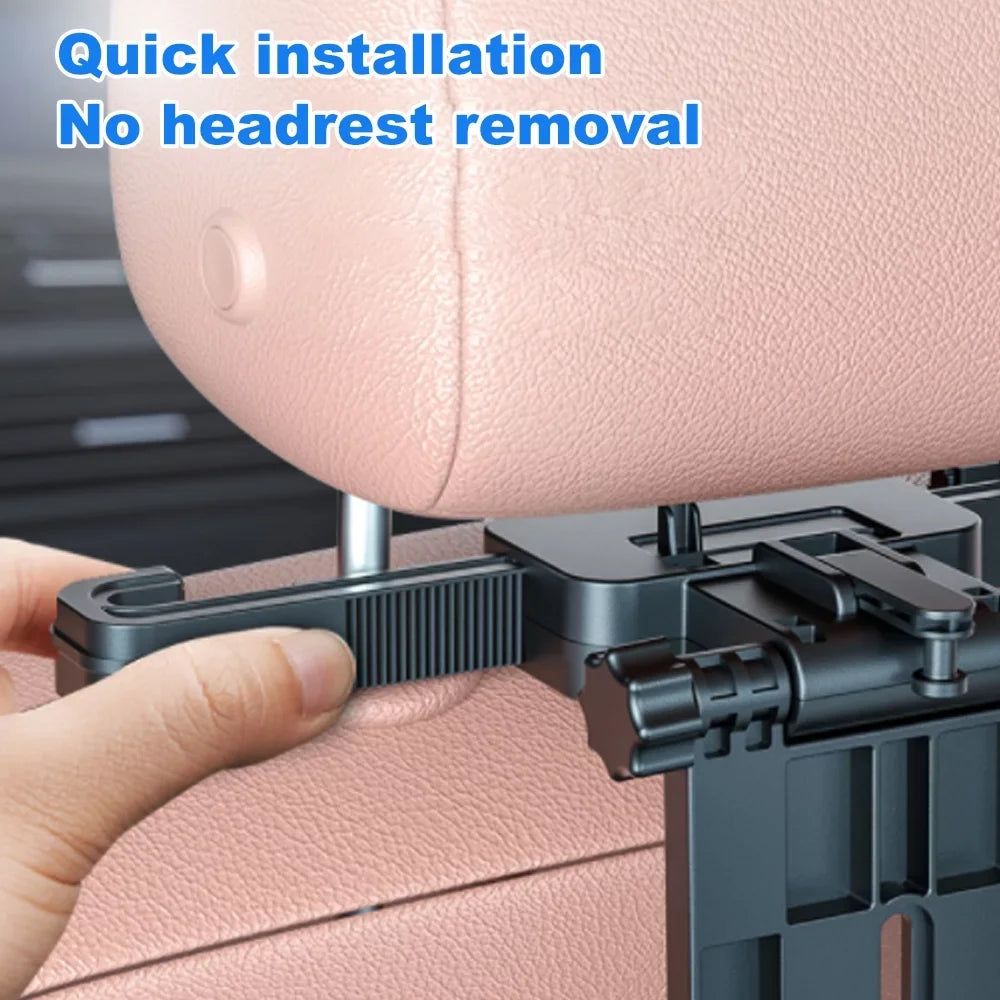 Travel Writing, Tray - Back for with Car Ideal Eating Foldable, Holder Multifunctional Phone Design Working, - Table: Black Adjustable Seat Convenient