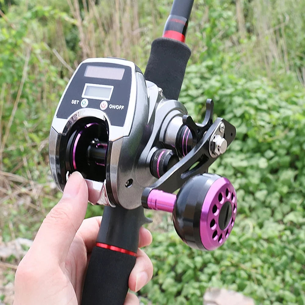 for OWSOO Charging Sun 8.0 Display 1 Digital Reel with System Ratio Speed High Baitcasting Fishing