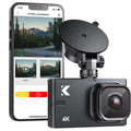'- Dash and with Dual D2 Rear Pro Car WiFi and 4K Dashboard 4K Supported[Upgraded Cars, Kingslim Cam Camera Version] Dash Parking Monitor, Front Night Front 1080P for 256GB Rear and Vision with Cam
