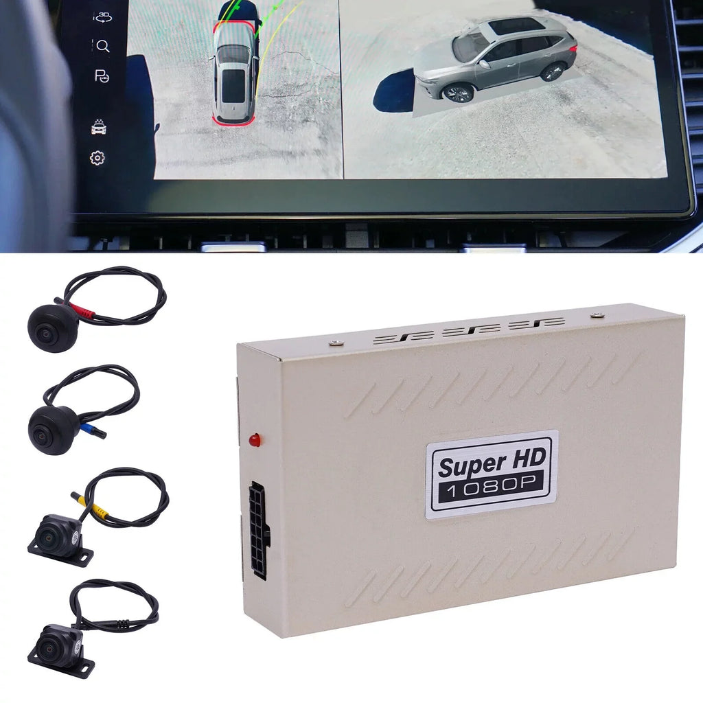 4-camera 1080P Panoramic Kits System View Seamless Recording DVR Miumaeov Bird 360° Car
