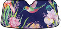 Protector Front x Truck,55 Car SUV Ray Your for Sun Shade Hummingbird Shield Cool Sun Keep Vehicle Sun Visor Windshield Folding Flower Fits to UV 27.6 Shade,Blocks Bestwell Inch