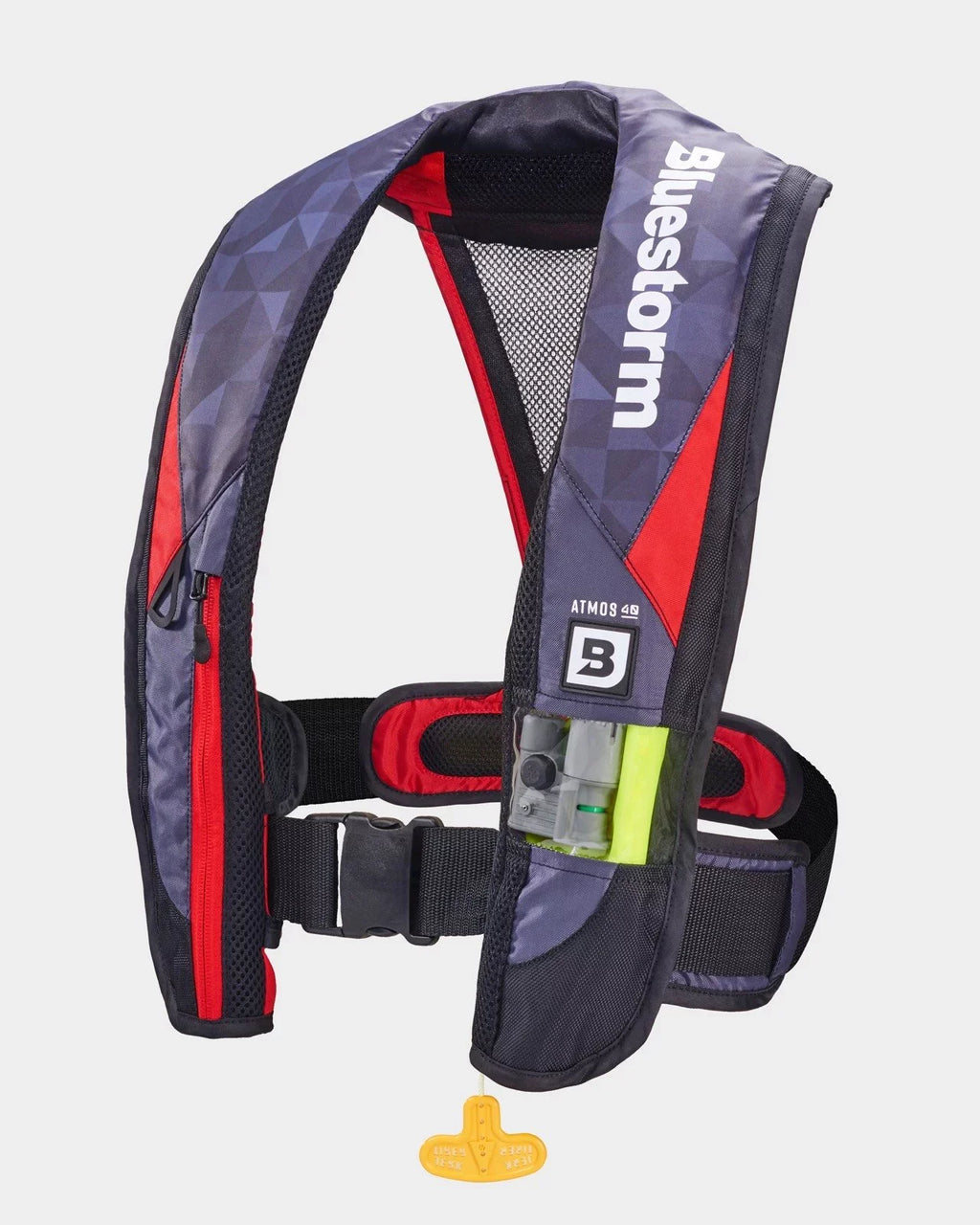 Bluestorm Approved 40 Adults Automatic/Manual | Atmos (Nitro Jacket Life PFD Guard for Red) Coast Gear US Inflatable