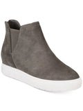 Hidden  Athletic Gore M Heel Tayla Wedge Stretch Platform 1" Leather Round Gray Shoes Perforated Sneakers INC Zip-Up Toe 8