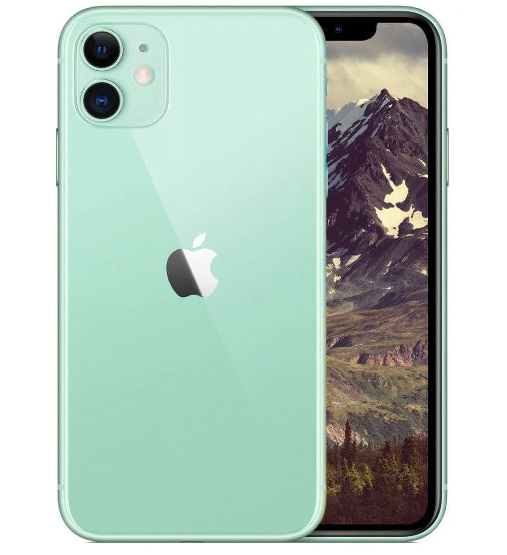 Apple 11 64GB A2111 Unlocked) (Refurbished) Green Restored (Fully iPhone