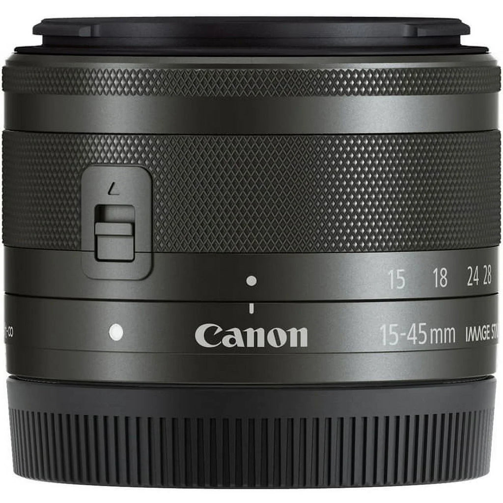 Basic DealExpo - f/3.5-6.3 IS STM Bundle Lens (Graphite) EF-M Canon 15-45mm