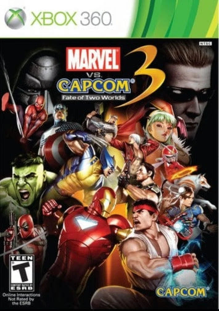 360) (XBOX vs. Two Capcom Fate Worlds of Marvel 3: