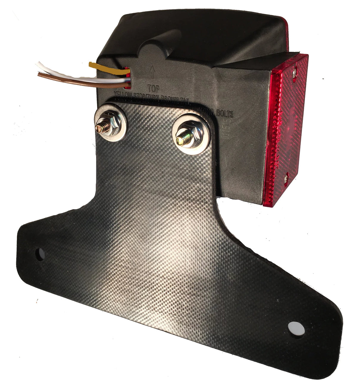 Economy-Max Rubber Holder Trailer/Truck License SurePlate TM Bracket, EM16001 Plate