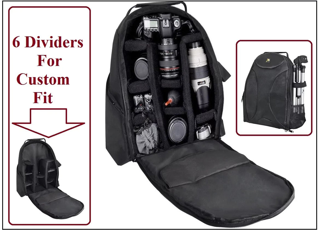For Case Large Camcorder Camera Nikon Backpack Sony Camera Bag Pentax Canon Panasonic Samsung