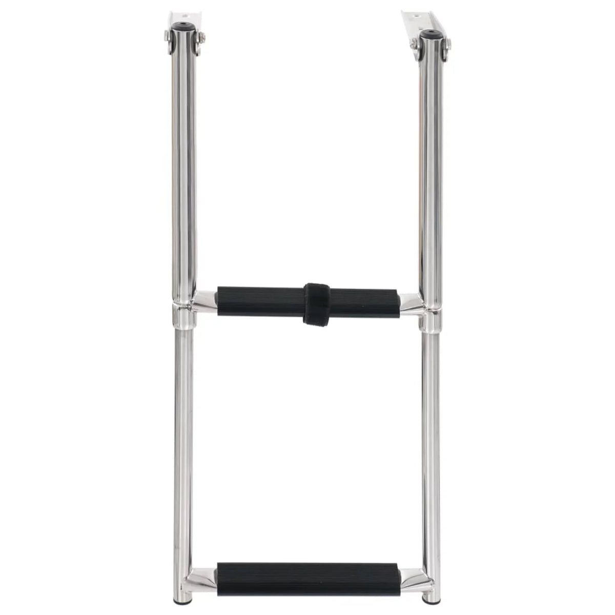 Stainless 2-step Boarding Carevas Folding Steel Ladder